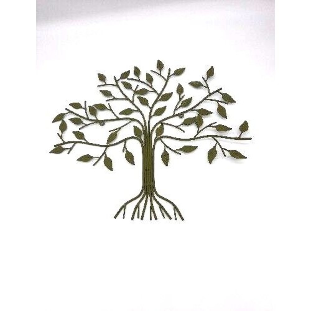 Metal Green 18" Tree Of Life Wall Art
